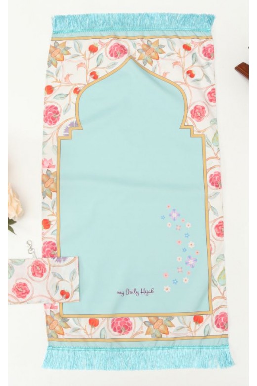Sajadah Travel Azzura Rumbai Blue